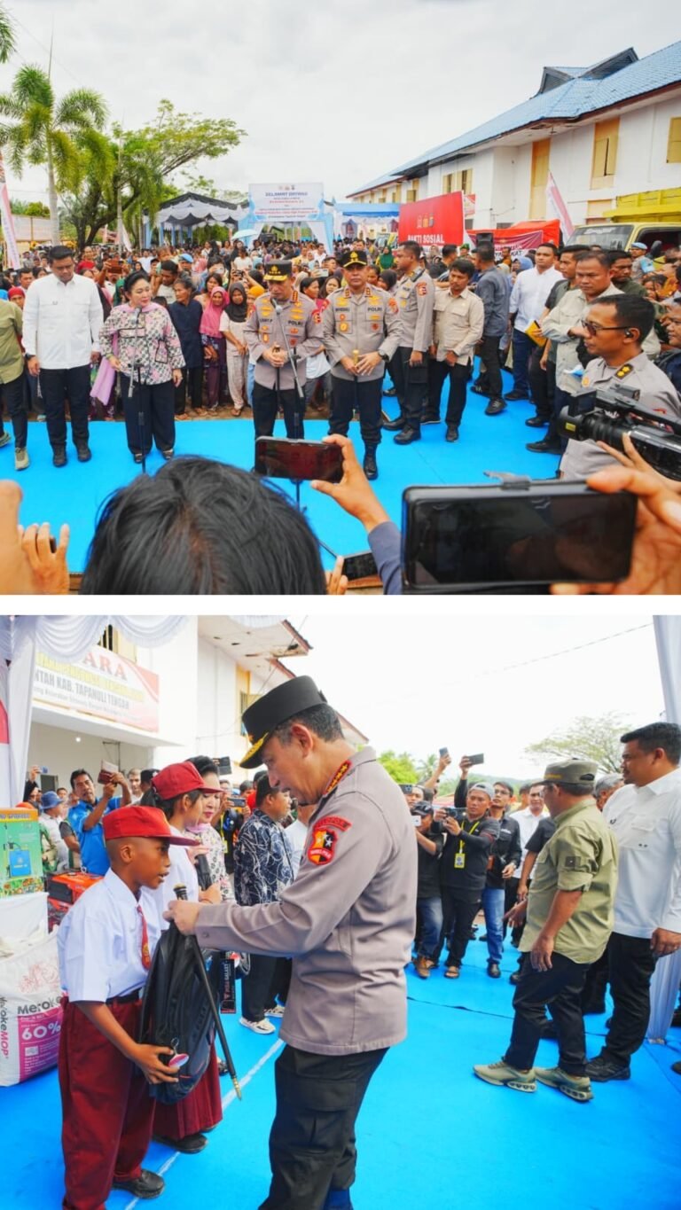 16 Truk Bantuan Disalurkan untuk Korban Banjir dan Longsor di Tapteng