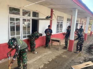 TNI Percepat Rehabilitasi SMPN 26 Takengon, Progres Capai 45 Persen Pascabencana