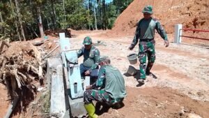 TNI Kodam I/BB Selesaikan Perbaikan Jembatan Rusak Pascabencana di Tukka