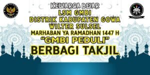 Aksi Berbagi di Bulan Ramadhan, LSM GMBI Gowa Bagikan Takjil kepada Pengguna Jalan