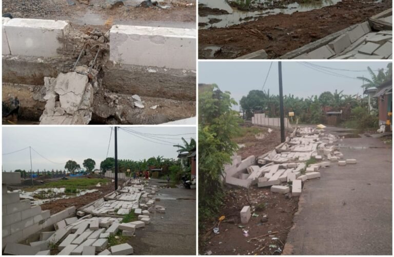 Pagar Proyek Sekolah Rakyat di Takalar Ambruk Diterpa Hujan dan Angin, Warga Soroti Kualitas Pekerjaan