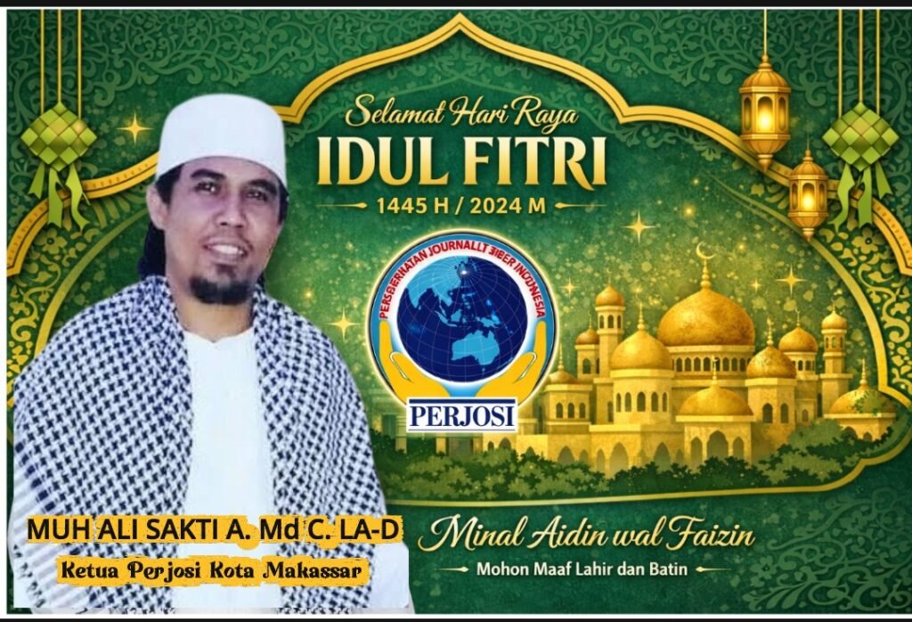 Ketua PERJOSI Kota Makassar Sampai kan Ucapan Selamat Hari Raya IDUL FITRI 1447 H, Ajak Perkuat Silaturahmi Dan Ke Ikhlasan